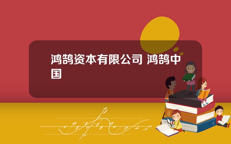 鸿鹄资本有限公司 鸿鹄中国
